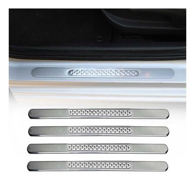 Einstiegsleisten Türschweller für Peugeot 207 2006-2015 Edelstahl Silber 2tlg