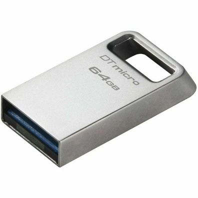 DataTraveler Micro 64 GB (silber, USB-A 3.2 Gen 1)