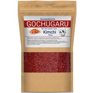 asiafoodland Gochugaru - Chili Pulver für z.B. Kimchi - Red Pepper Powder - 100g
