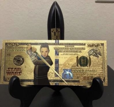 Sammelschein Goldfolie Banknote Star Wars - Rey - (SW1609255)