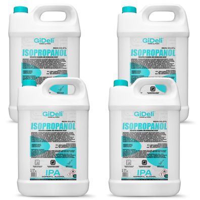 GiDeli Isopropanol 99,9% 20 Liter Reiniger Hochprozentiger Isopropylalkohol IPA
