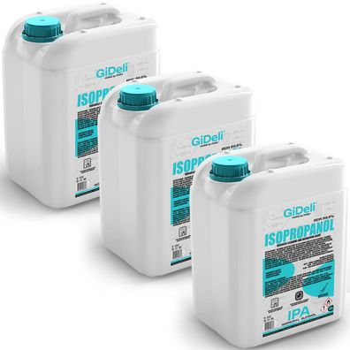 GiDeli Isopropanol 99,9% 30 Liter Reiniger Hochprozentiger Isopropylalkohol IPA