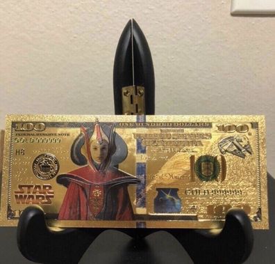 Sammelschein Goldfolie Banknote Star Wars - Amidala - (SW16092510)