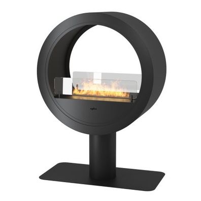 Incyrcle Stand 2Side Schwarz Tunnel-Ethanolkamin