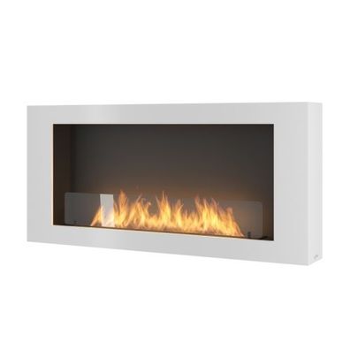 Murall 1200 Weiß Designer Ethanolkamin Wandkamin