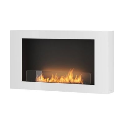 Murall 800 Weiß Designer Ethanolkamin Wandkamin