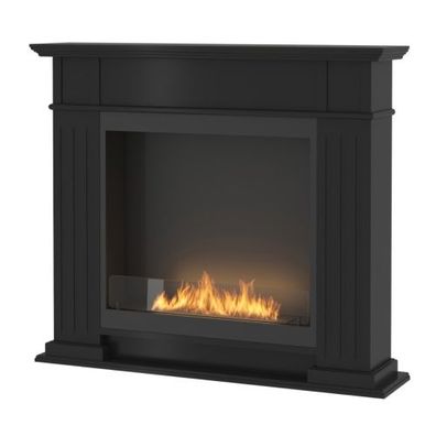 Inportal 1 Klassischer Ethanolkamin Schwarz