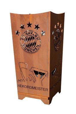 FC Bayern München Feuerkorb Rekordmeister FCB-002 FCB-Feuerstelle Fussball Fan