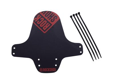 Rockshox Steckradschutz "Fender" Kunststoff Passen schwarz / feue