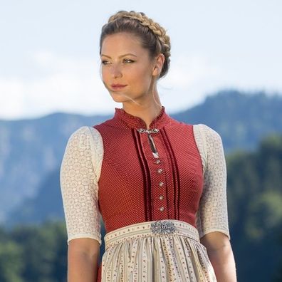 MarJo Dirndlbluse Bela-Madlenka weiß - Größe: 44