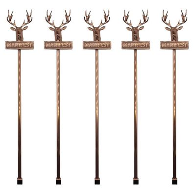 Jägermeister Manifest Stirrer – 5er Set | Kupferfarbene Rührstäbe mit Charakter