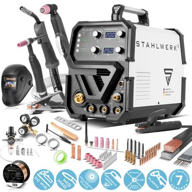Stahlwerk 4 in 1 Kombi-Schweißgerät CTM-250 ST Vollausstattung