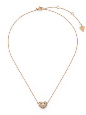 Guess Schmuck Damen-Kette Herz Goldfarben JUBN05549JWYGT/U