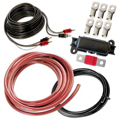 Kabelset | Vollkupfer | Audio | 10mm² | 5 + 5 + 1 Meter | 2 Kanal Cinch