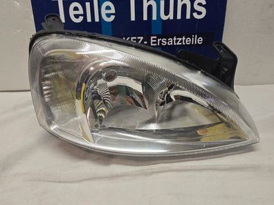 Opel Corsa C Bj.03 Halogen Scheinwerfer rechts 1307022300