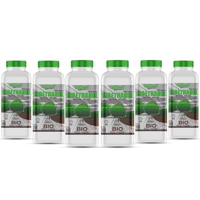 GiDeli bioethanol 6 x 1l Waldduft 96,6% Ethanol für Innen & Außenkamine