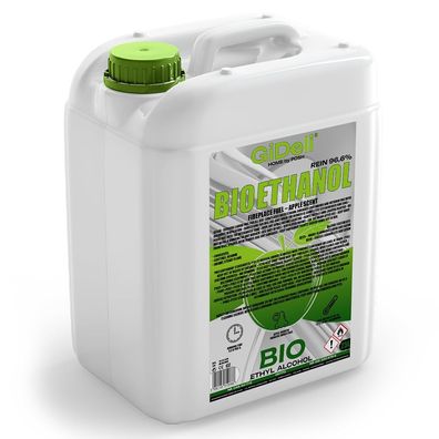 GiDeli bioethanol 25l Apfelduft 96,6% Ethanol für Innen & Außenkamine