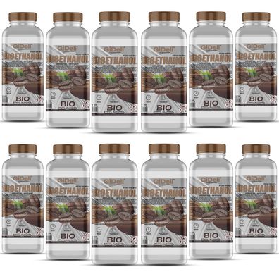 GiDeli bioethanol 12 x 1l Kaffeeduft 96,6% Ethanol für Innen & Außenkamine
