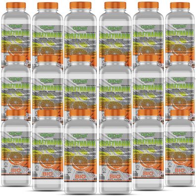 GiDeli bioethanol 18 x 1l Orangenduft 96,6% Ethanol für Innen & Außenkamine