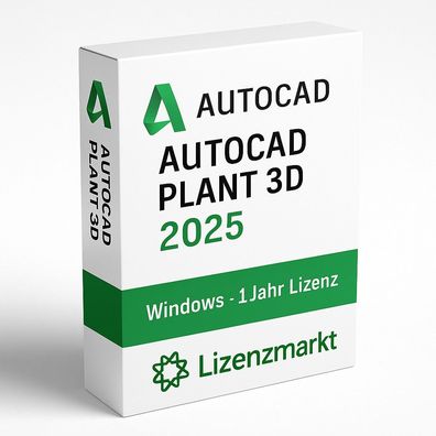 Autodesk AutoCAD Plant 3D 2025 - 1 Jahr Lizenz (Windows)
