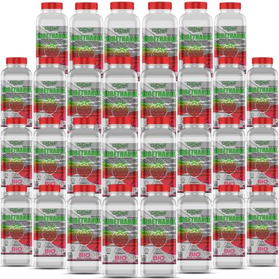 GiDeli bioethanol 30 x 1l Walderdbeerduft 96,6% Ethanol für Innen & Außenkamine