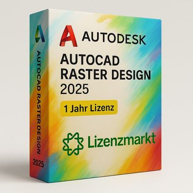 Autodesk AutoCAD Raster Design 2025 - 1 Jahr Lizenz (Windows)