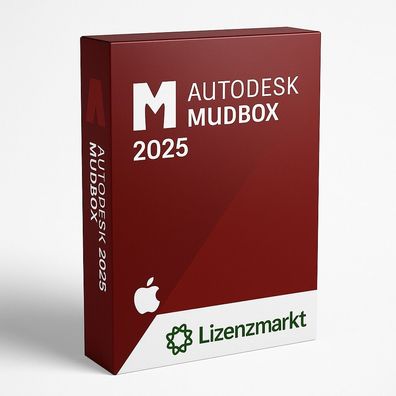 Autodesk Mudbox 2025 - 1 Jahr Lizenz (Windows & macOS)