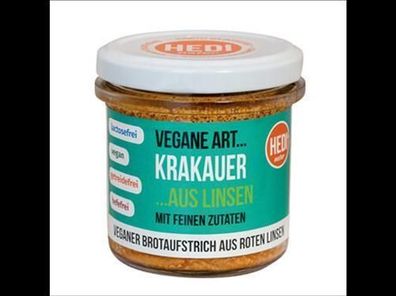 HEDI 6x Vegane Art... Krakauer mit feinen Zutaten 140g
