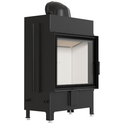 Kamineinsatz aus Stahl KRATKI LUCY 15 kW Ø 200