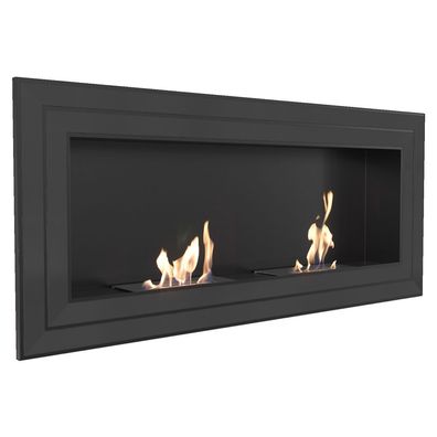 Wandkamin Bioethanol JULIET 1500 TÜV schwarz