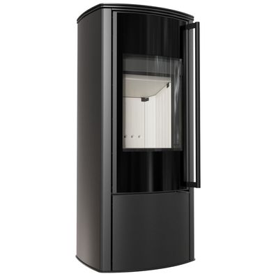 Freistehender Stahlofen KOZA KRATKI AB KRATKI ENYO R 5,5 kW Ø 100/150