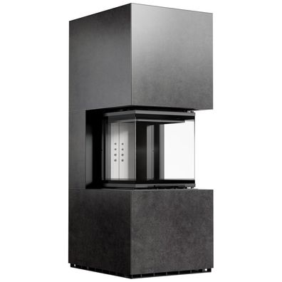 Kaminbausatz KRATKI NBC 500/500 Niedrig 8 kW Ø 200 Sinter FOKOS Grafite