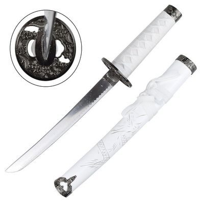 Tanto Dragon weiß inklusive Saya