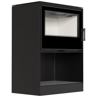 Freistehender Kaminofen KRATKI Kari 12kW Ökodesign Rekuperation Zubehör