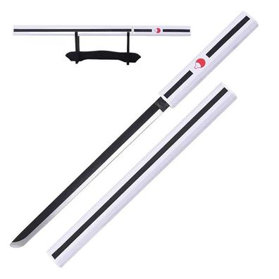 Sasuke Uchiha Mini Katana Naruto weiß mit Ständer
