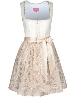 Krüger Dirndl Klarissa 50er Länge beige - Größe: 44