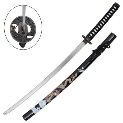 Katana Raiu und Drachenmotiv