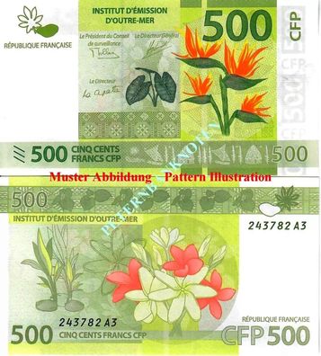 FRENCH Pacific Territories 500 FRANCS 2014 Unc P 5 #6845#