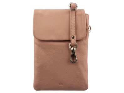 Prato AJ12 Handy Umhängetasche Rindleder - Farben: rose