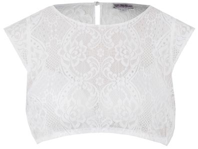 Dirndlbluse Reckendorf weiß - Größe: 32