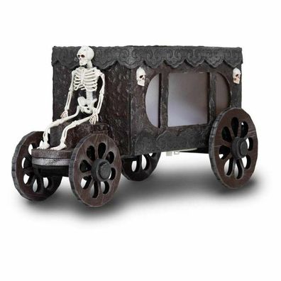 Halloween-Dekoration My Other Me Totenkopf Kutsche 18 x 31 x 18 cm
