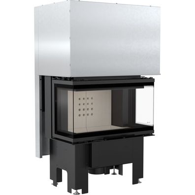 Kamineinsatz KRATKI NBC 680/280 7 kW Ø 160 mit Schiebetür