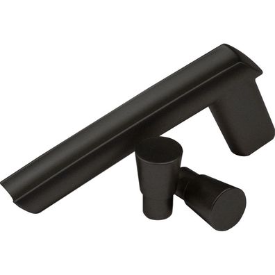 Kamingriffe Komplett schwarz