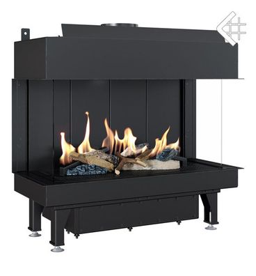 Gaskamin KRATKI LEO 70 dreiseitig Erdgas ? 100/150 7,3 kW