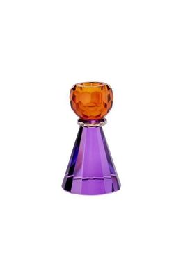 Sari, Kristallglas Kerzenhalter 11,5 cm Kugel orange/lila, 1093701011 1 St