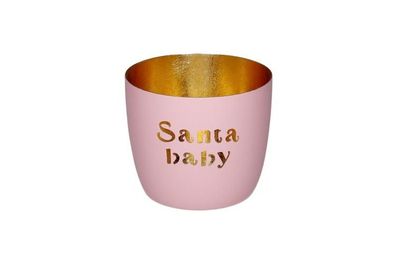 Gift Company Madras Windlicht, Santa baby 1 St