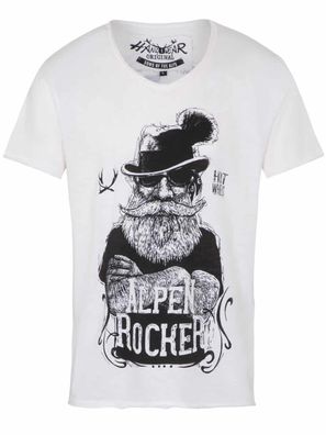 Hangowear Trachtenshirt Jimmy weiß - Größe: XXL