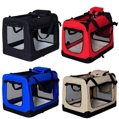 Hundetransportbox Hundetasche Hundebox faltbare Tiertasche Größe & Farbe wählbar