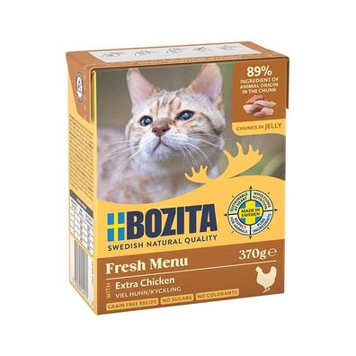 Bozita Cat Häppchen in Gelee mit viel Huhn 6 x 370g