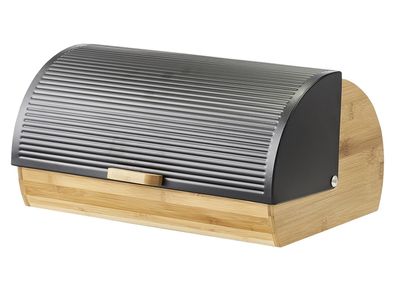 ZELLER Present Brotkasten Bamboo/Metall 39x27x19cm